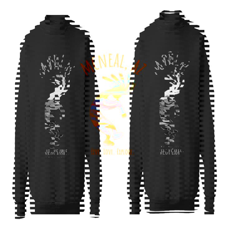 Mcneal アリゾナ Usa ダンシング ココペリ 南西部デザイン スウェットシャツ