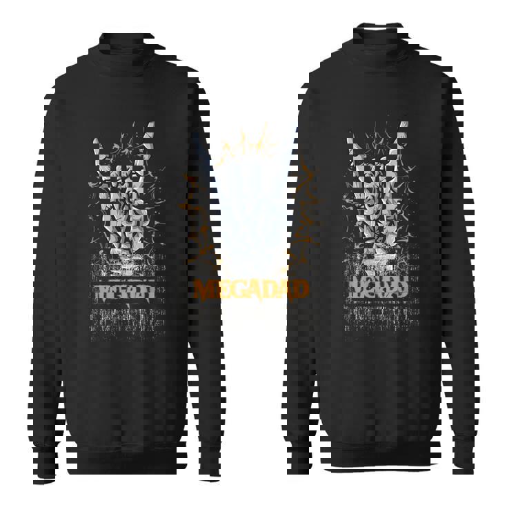 Megadad Rock Heavy Metal Chitarra Elettrica Dad Rock And Roll Felpa