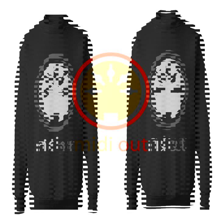 Midi Out 5極 Din オーディオシンセサイザー ヴィンテージステレオ スウェットシャツ