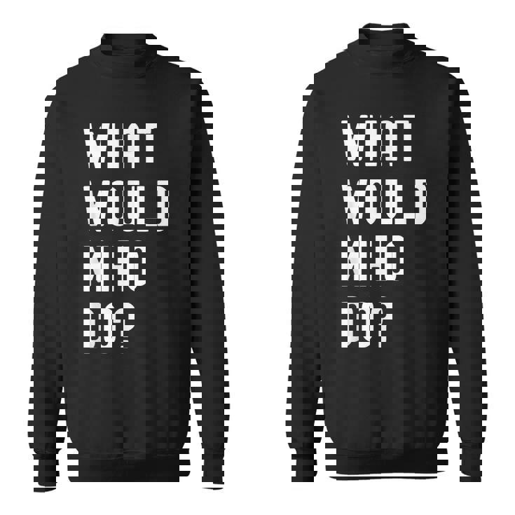 Miho ならどうするだろうか スウェットシャツ