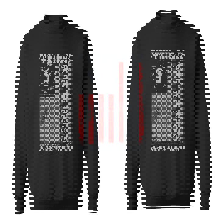 Military Veterans Protest Usa Flag No Kings America Protest Sweatshirt