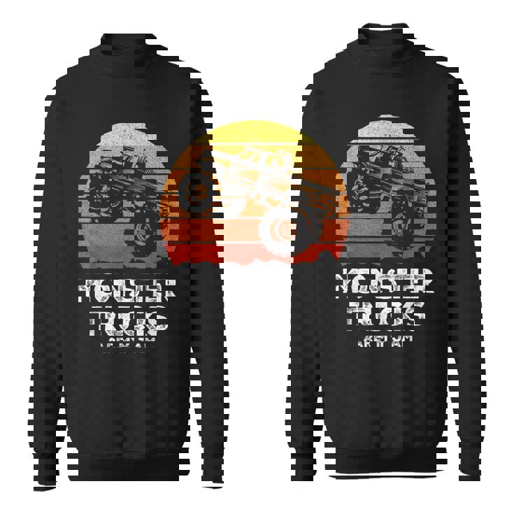 Monster Trucks Are My Jam シャツ モンスタートラック 面白い エンジン スウェットシャツ