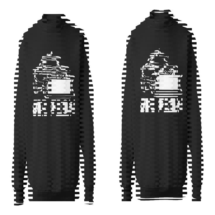 Mr Plow 面白い 皮肉なノベルティプラウトラック スウェットシャツ