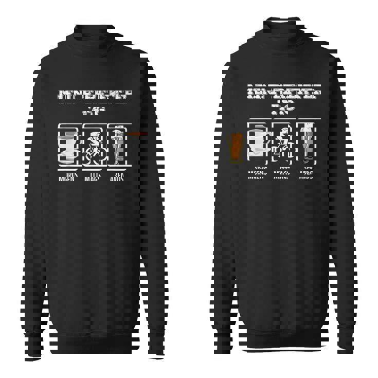 My Perfect Day コーヒー ロードバイク ビール 自転車 スウェットシャツ