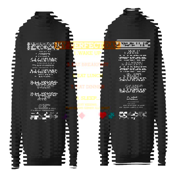 My Perfect Day ボードゲーム 恋人 ボードゲーム 面白い スウェットシャツ