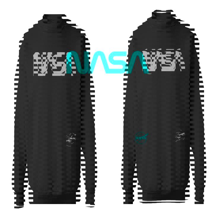 Nasaワームと記章のロゴ スウェットシャツ