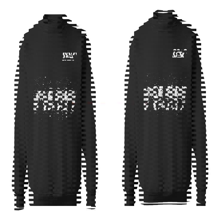 Nasa宇宙飛行士ダンシングワームロゴ スウェットシャツ