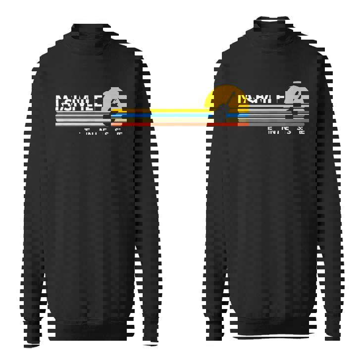 Nashville Tn Tennessee Guitarintage Retroouvenirs スウェットシャツ