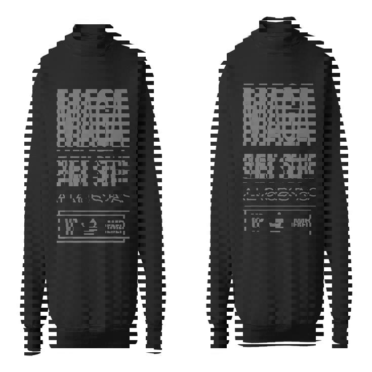 NewDark Maga イベントスタッフパス ダークmaga ブラックアウト Dark Maga スウェットシャツ