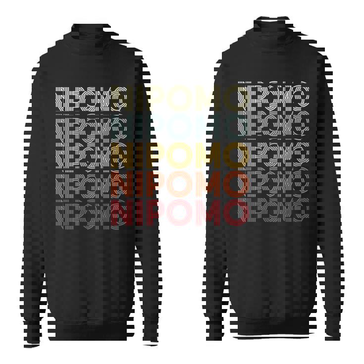 Nipomo California Nipomo Ca Retrointage Text スウェットシャツ