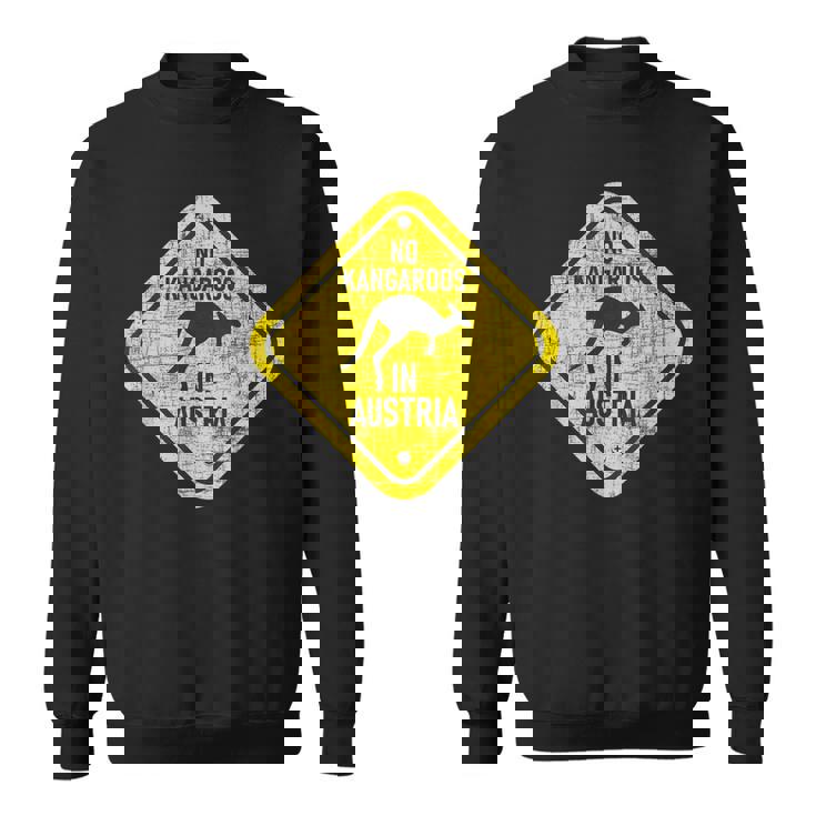 No Kangaroos In Austria 動物飼育係 野生動物 愛好家 スウェットシャツ