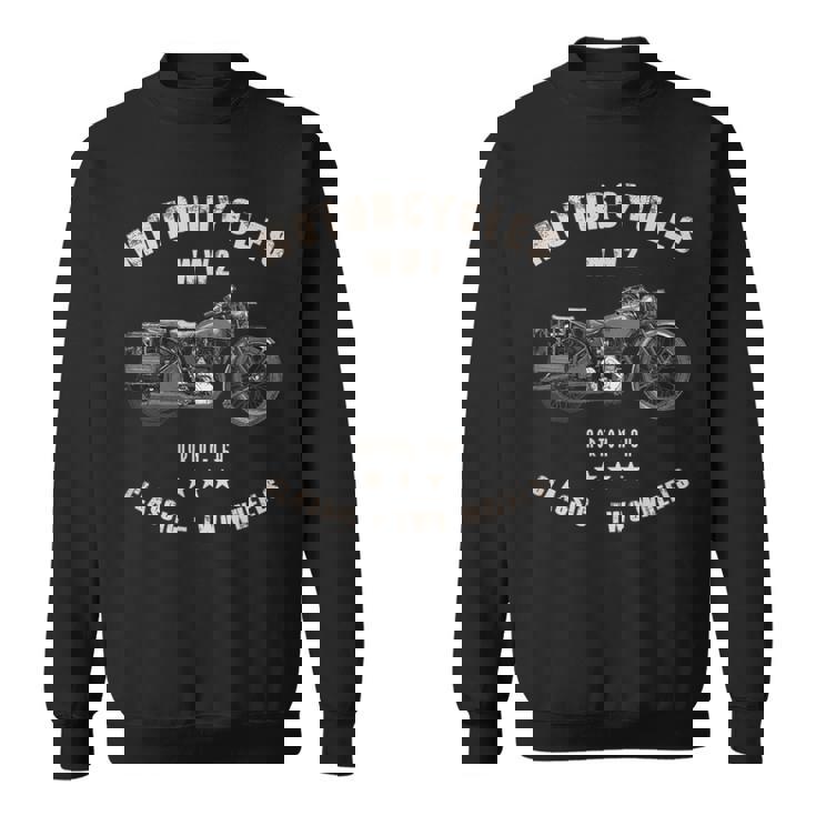 Norton-16H クラシックバイク Ww2 スウェットシャツ