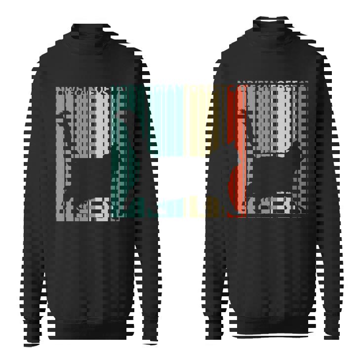 Norwegian Forest Cat ノルウェージャンフォレストキャット 長袖tシャツ スウェットシャツ