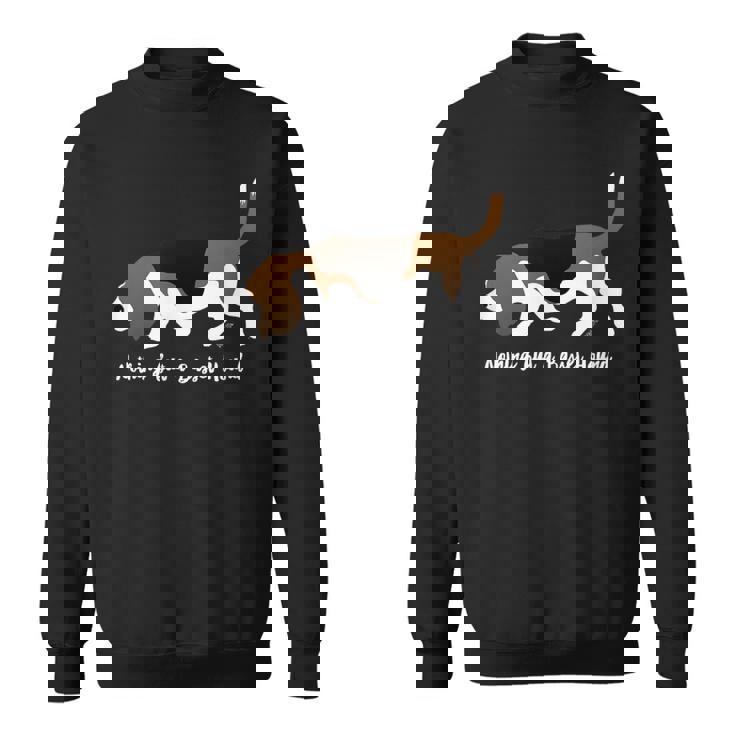 Nothing But A Basset Hound Dog Love For The Basset Baritone スウェットシャツ