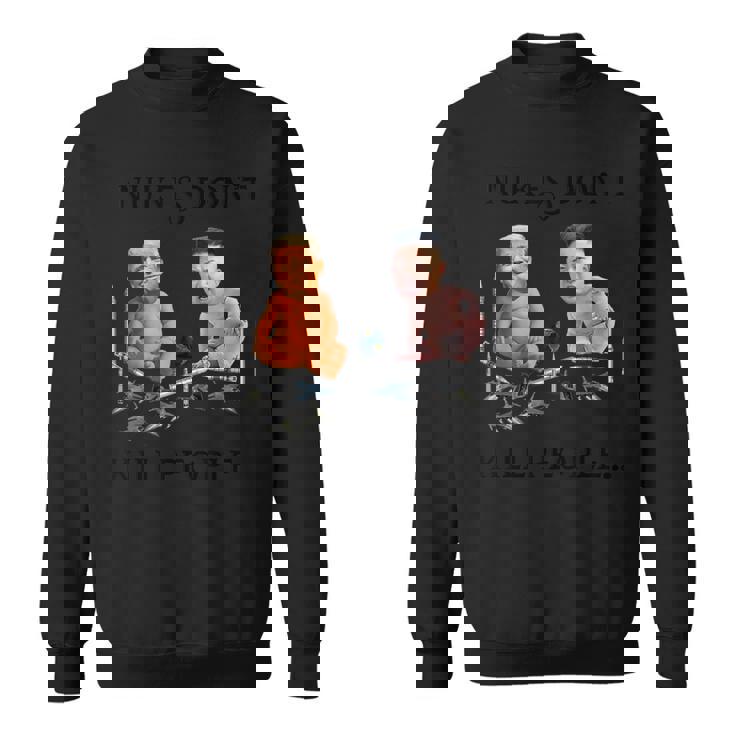 Nukes Don't Kill People…ドナルド・トランプとキム・ジョンウンティー スウェットシャツ