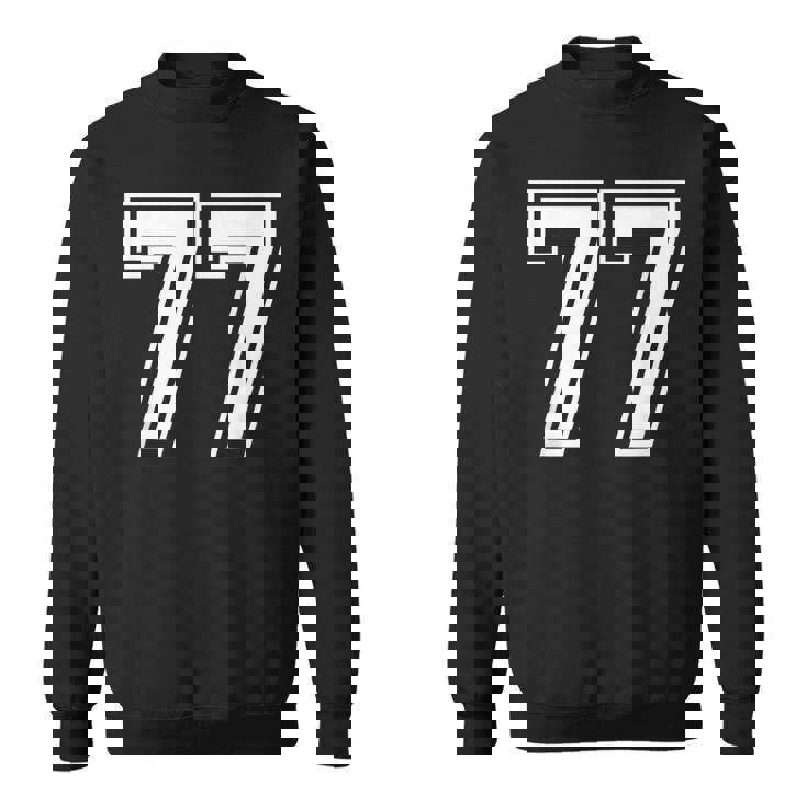 Number 77 Birthday 77Thports Player チーム番号入りジャージ スウェットシャツ