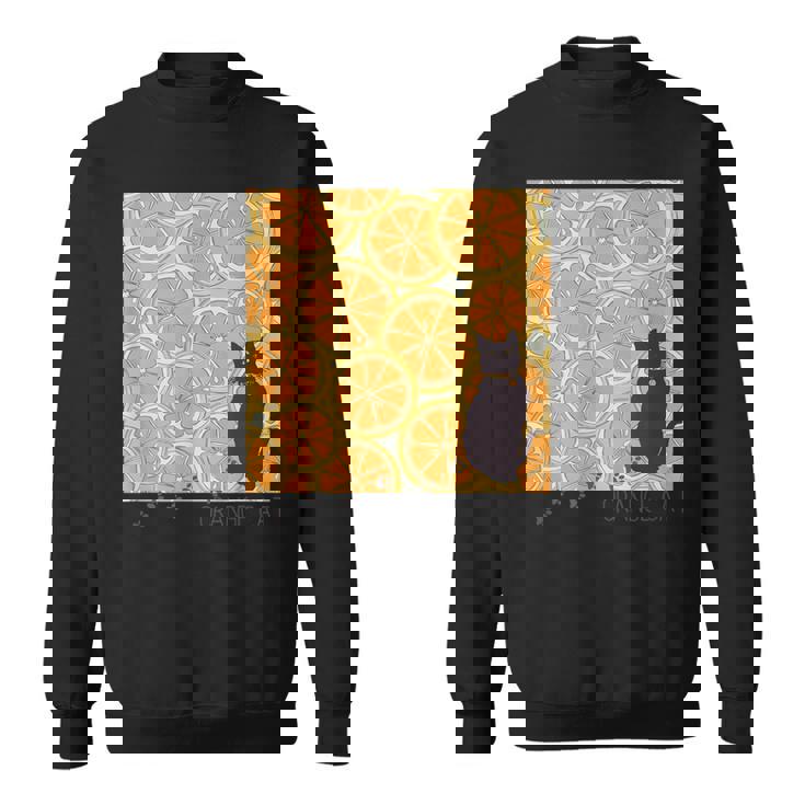 Orange Cat スウェットシャツ