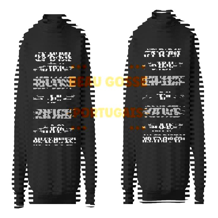Origine Portugaluper Portugais Beau Gosse Humour Portugais Sweater e