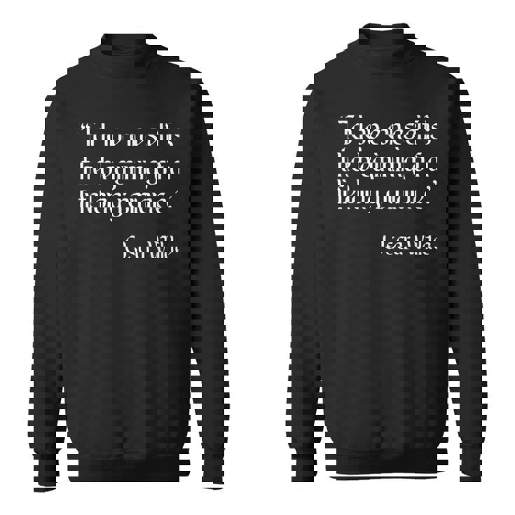 Oscar Wilde シャツ To Love Yourself 引用 スウェットシャツ