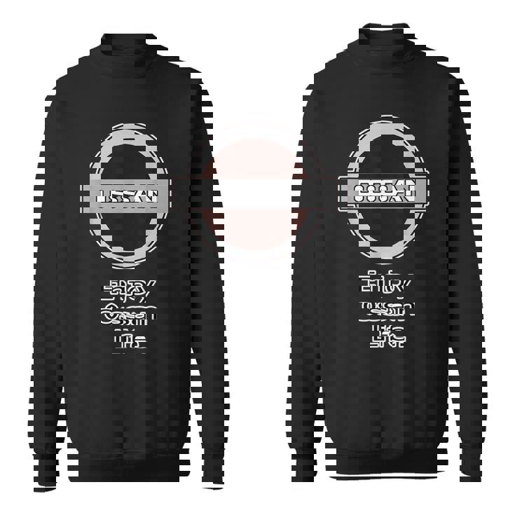 Ossan おっさん（車好き ロゴ エンブレム パロディ）【変なtシャツ屋さん】文字 メッセージ 面白い デザイン スウェットシャツ