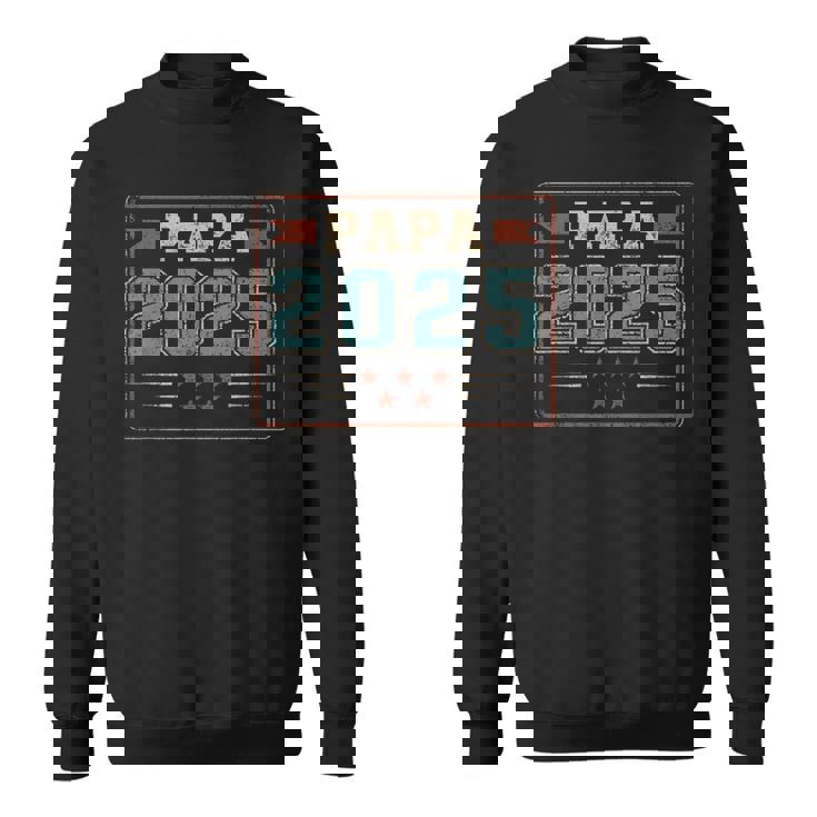 Papa 2025 初めての父の日 新しい父親 父性 スウェットシャツ