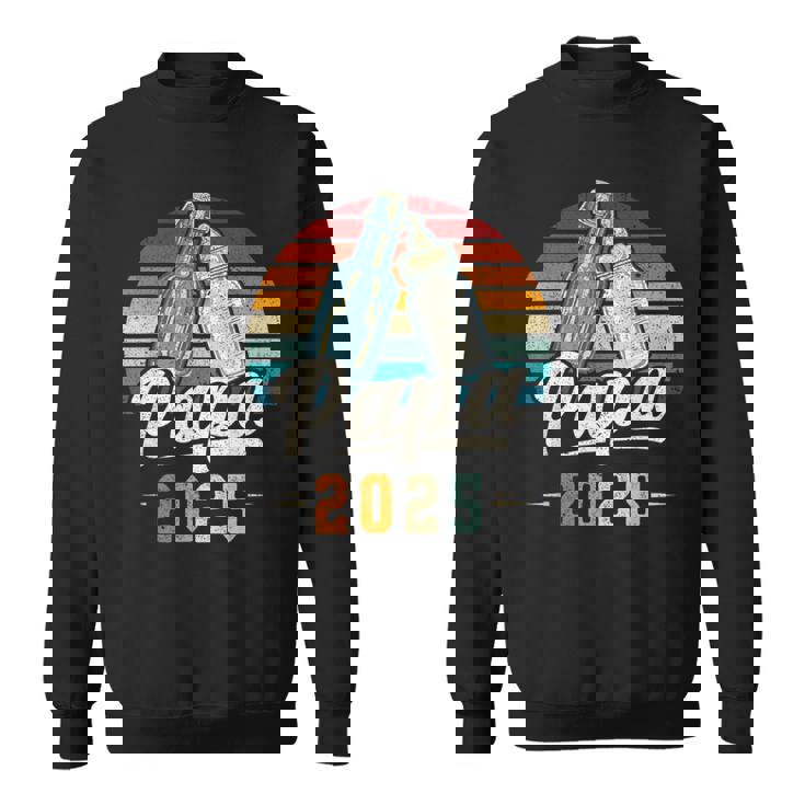 Papa 2025 年、新しいパパ、赤ちゃん発表 スウェットシャツ