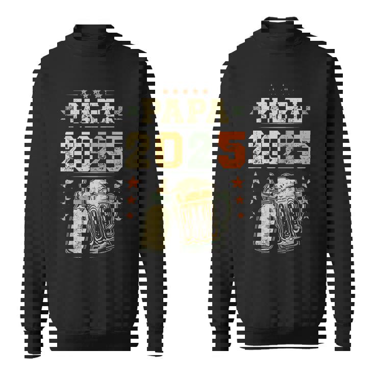 Papa 2025 年生 新しいパパ 若いパパ 初めてのパパ スウェットシャツ