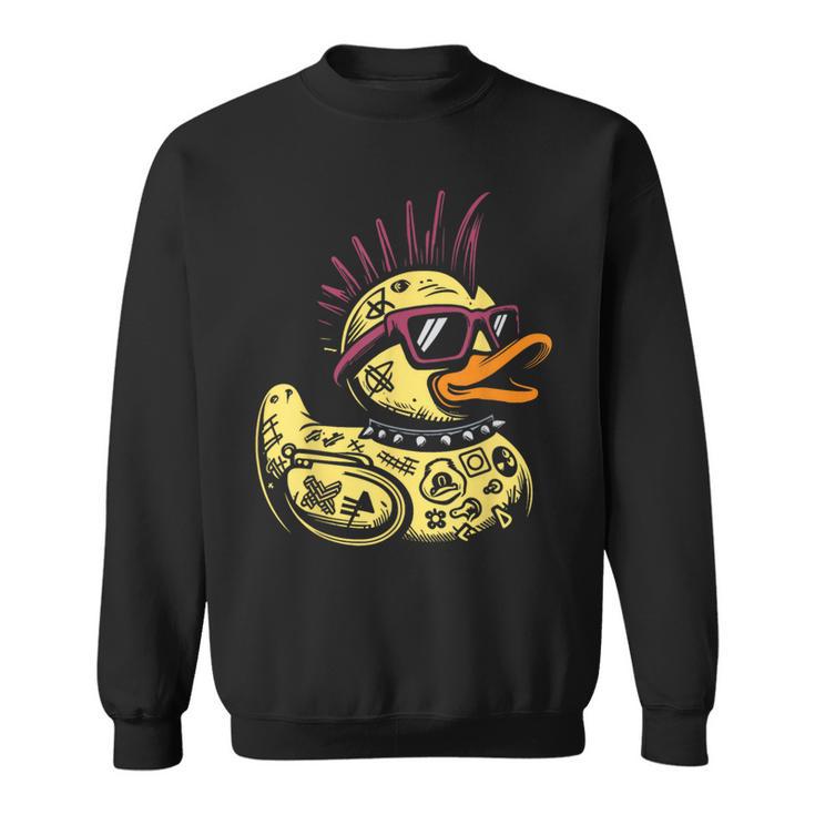 Pato Punk Rocker Punk Camisa de entrenamiento