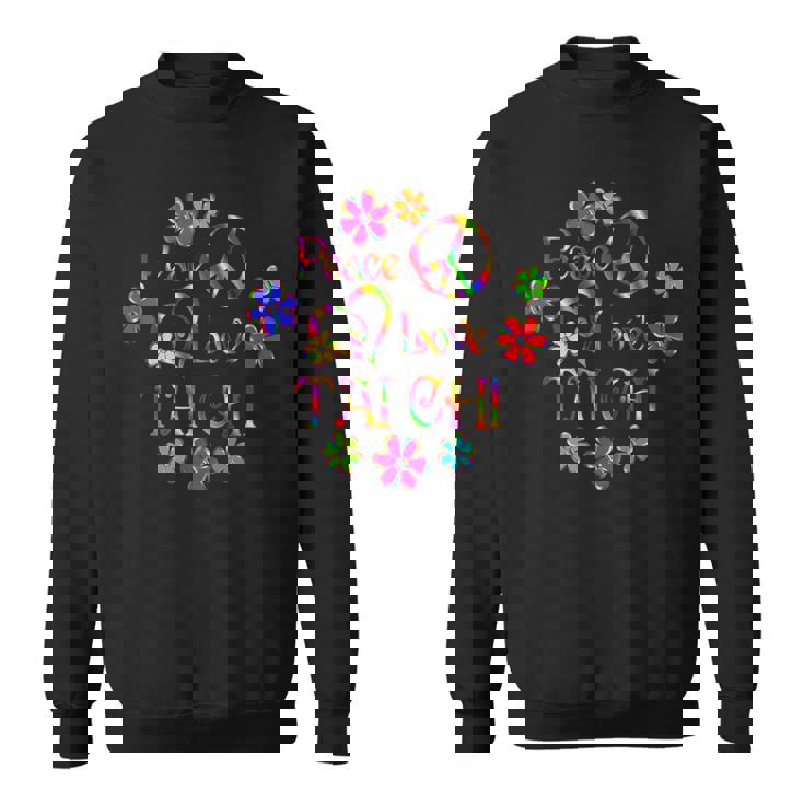 Peace Love 太極拳 スウェットシャツ