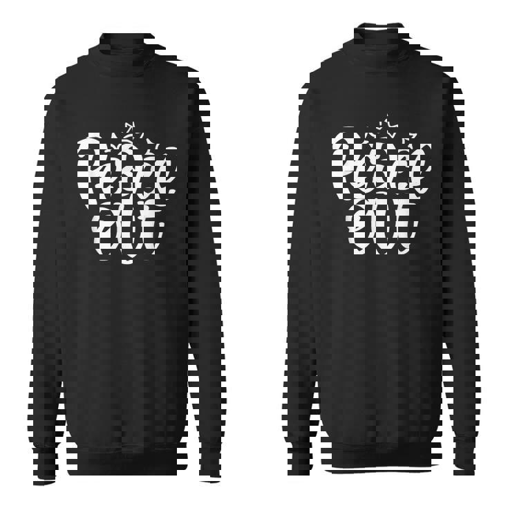 Peace Out Meme スウェットシャツ