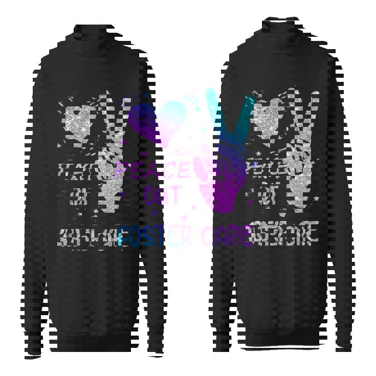 Peace Out フォスターケア 養子縁組 ごっちゃの日 2023 スウェットシャツ