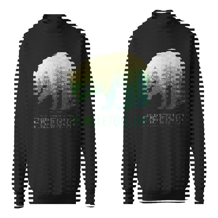 Pendleton Beartate Of Oregon Pacific Nw 野生動物 スウェットシャツ