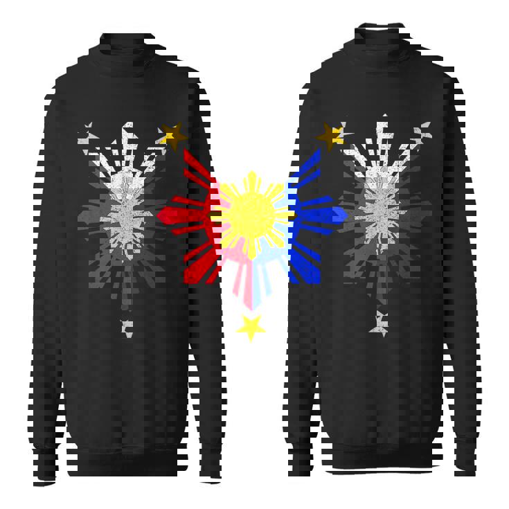 Pinoy フィリピン国旗 太陽 スウェットシャツ
