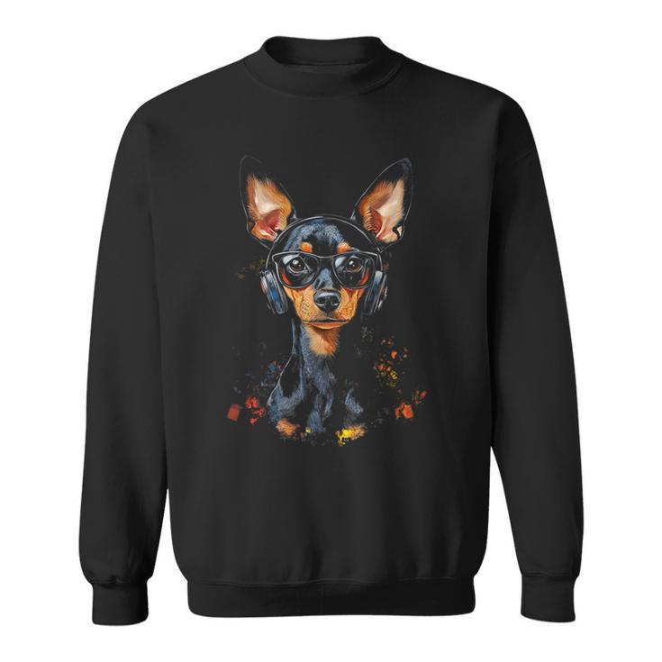 Pinscher Pinscher In Miniatura Motivo Felpa