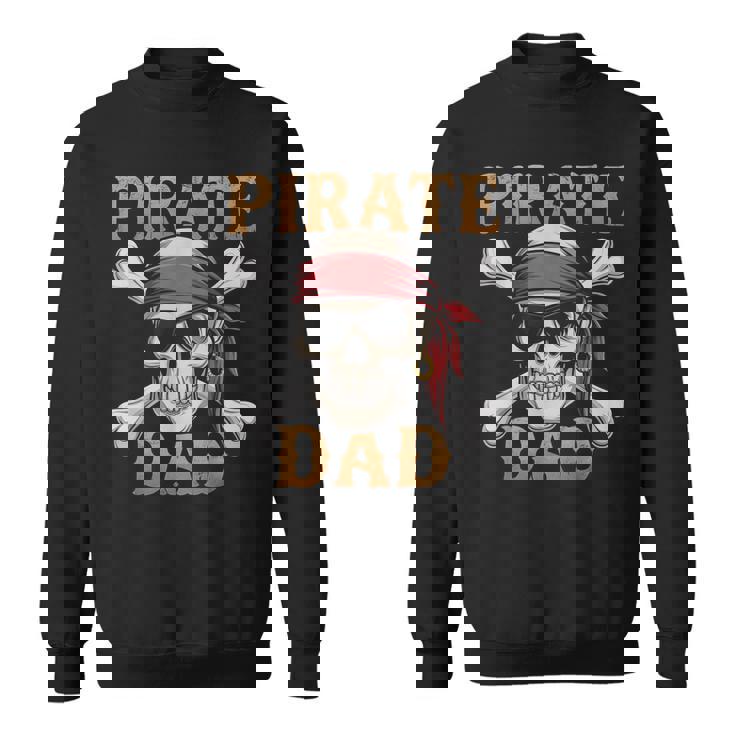 Pirate Dadkull クロスボーン 面白いお父さんギフト 父の日に スウェットシャツ