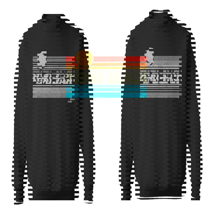 Pismo Beach ピズモビーチ カリフォルニア レトロ サンセット サーフ トリップ ラブ サーフィン スウェットシャツ