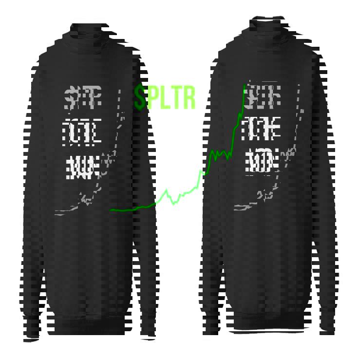 Pltr トゥザムーンストックティッカー Wsb 面白いミーム スウェットシャツ