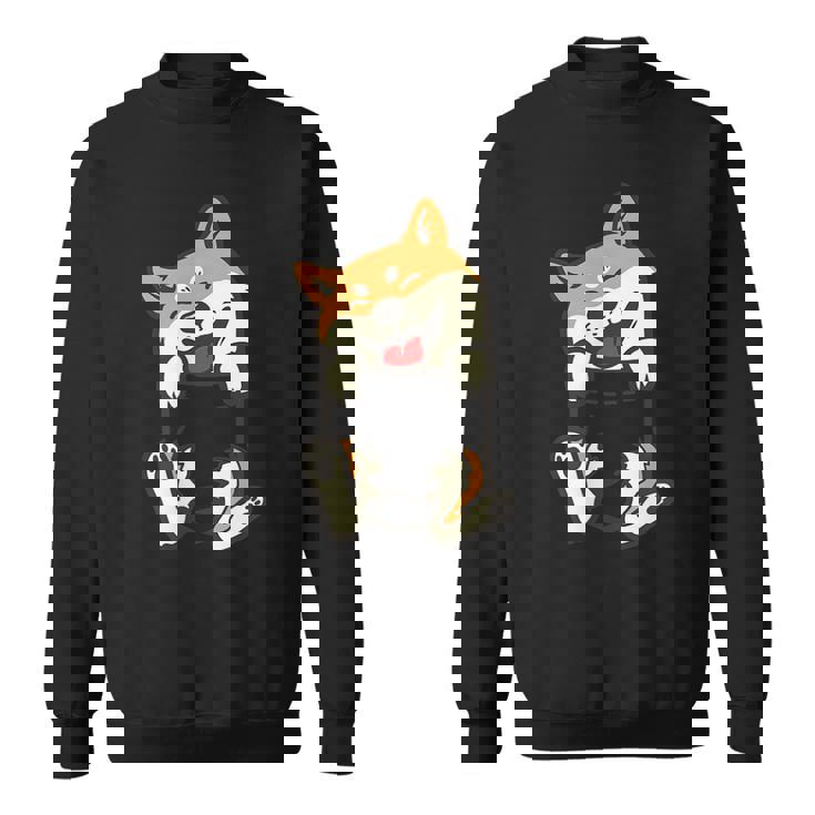 Pockethiba Inu Feet Cute Doge Akita Dog Lover Owner スウェットシャツ