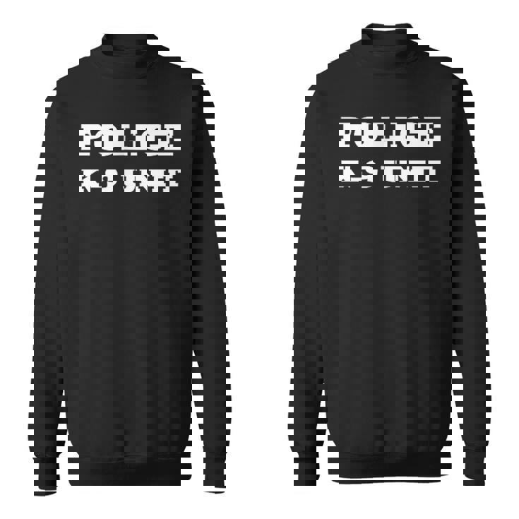 Police K-9 ユニットオンデューティーユニフォーム ドッグハンドラーチーム K9 オフィサー スウェットシャツ