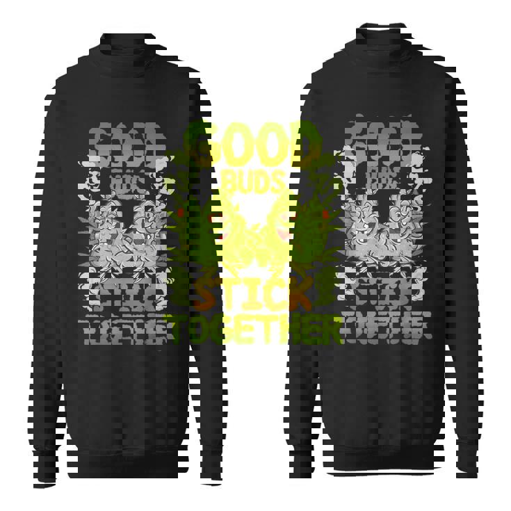 Pot Lovers マリファナ Good Budstick Together Cannabis Weed スウェットシャツ