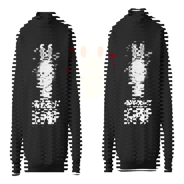 Powered By Kpop Rabbit韓国ポップマーチ K-Popグッズ スウェットシャツ