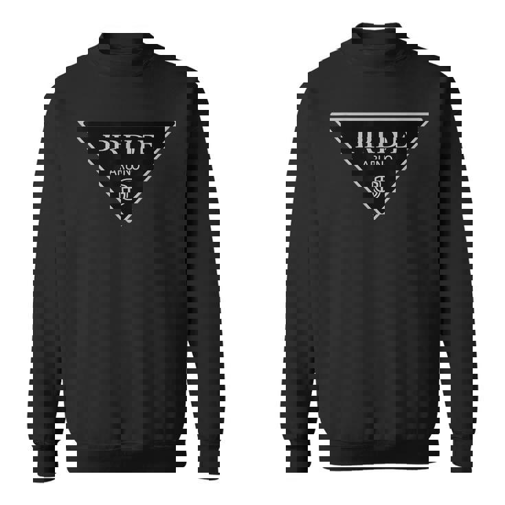 Pride プライド《三角》ロゴ【変なデザイン屋さん】ブランド パロディ 面白い スウェットシャツ