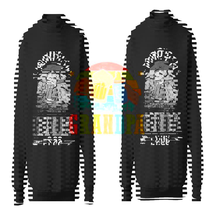 メンズ Promoted To Grandpa Est 2026 Dad To Be スウェットシャツ