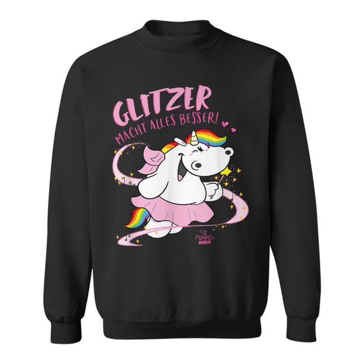 Pummel & Friends Pummelfee Pummeleinhorn Glitzer Sweatshirt