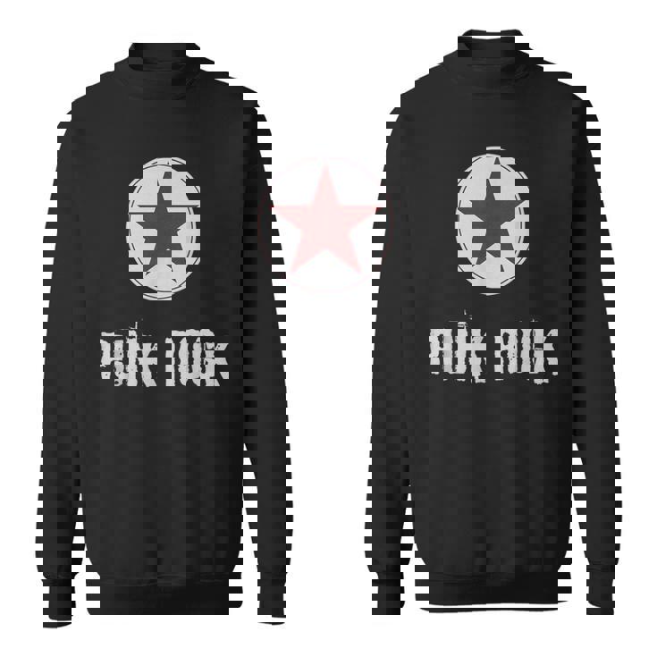 Punk Rock パンクロックスターのプレゼントでパンクロックミュージシャンのデザイン スウェットシャツ