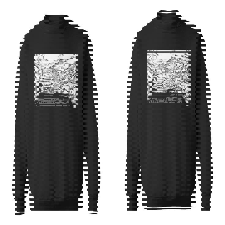 R 1200 Gsa ヴィンテージバイク アドベンチャー オートバイ スウェットシャツ