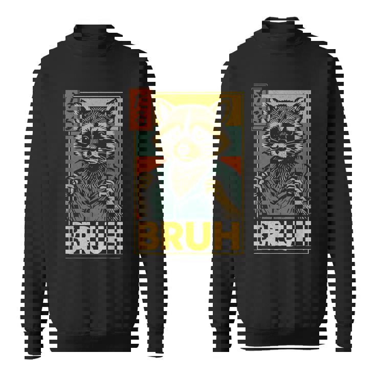 Raccoon Meme Sweatshirt - Unisex Japanese Style for Teens & Adults