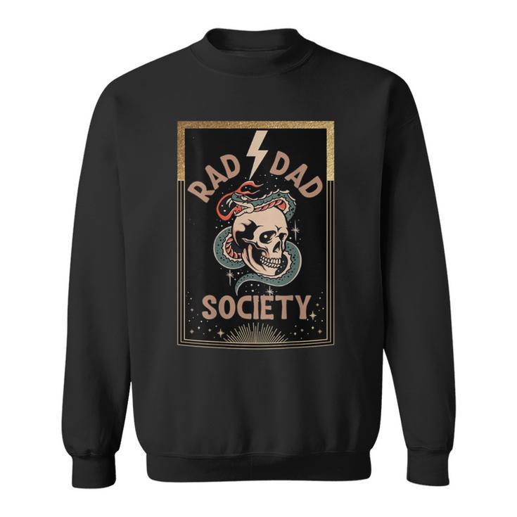 Rad Dad Society Cool Dad Club Dad Life Fathers Day Long Sleeve T