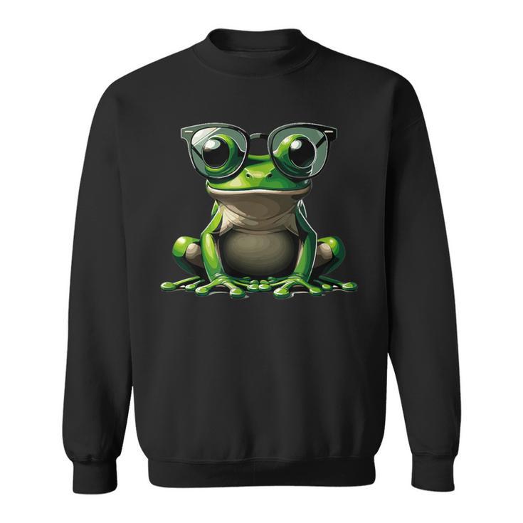Ranaerde Con Gafas Deol Divertido Reptil Herpetología Amor Camisa de entrenamiento