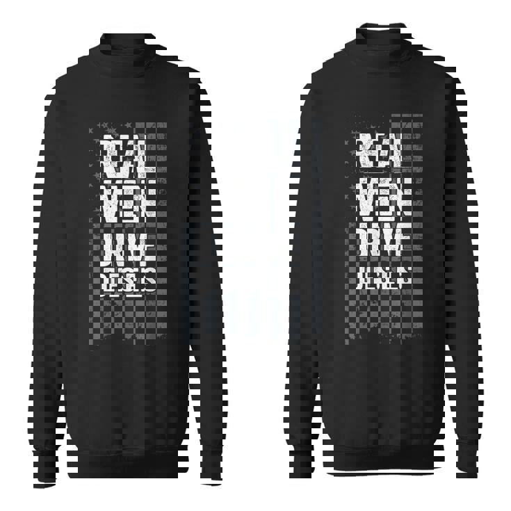 Real Drive Diesels 面白いディーゼル メカニック Usa トラッカー スウェットシャツ